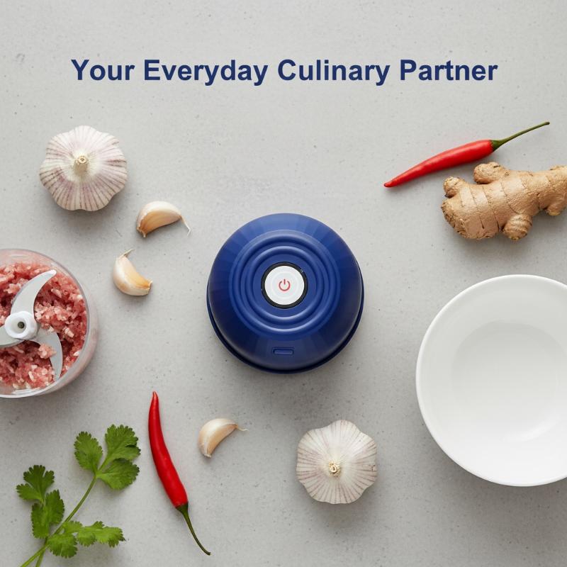 Meal Prep Or Prep Meal - Kablosuz 260ML Elektrikli Sarımsak Doğrayıcı Mini