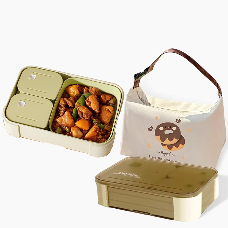 Meal Prep Or Prep Meal - Çok Bölmeli Bento Öğle Yemeği Kutusu