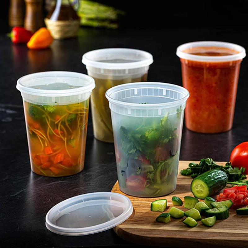 Meal Prep Kitchen - Gıda depolama kapaklı konteynerler dondurucu saklama