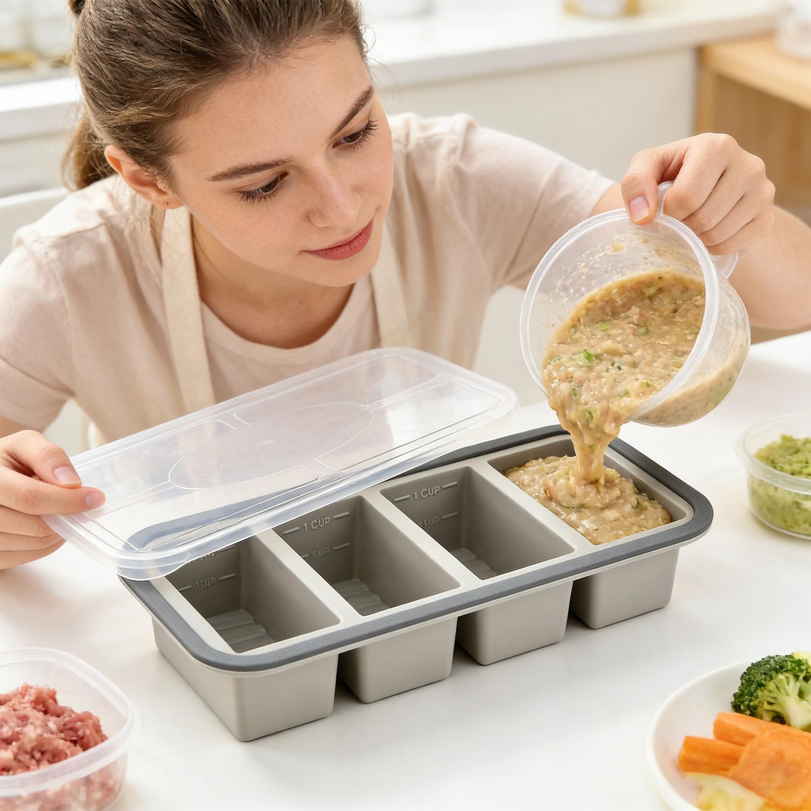 Silikon Dondurucu Kalıpları Ko - Meal Prep Template incelemesi ve fiyatı