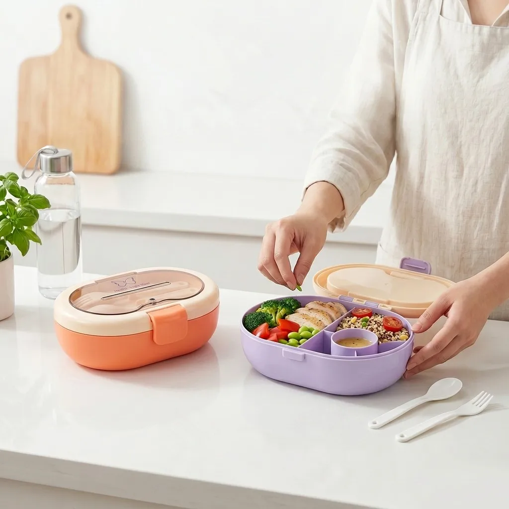 Taşınabilir Plastik Bento Öğle - Meal Prep Or Prep Meal incelemesi ve fiyatı