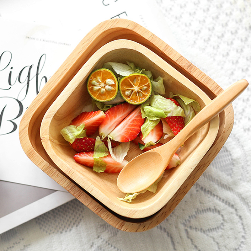 1 adet kare ahşap kase 4 boyut - Meal Prep Bowl incelemesi ve fiyatı