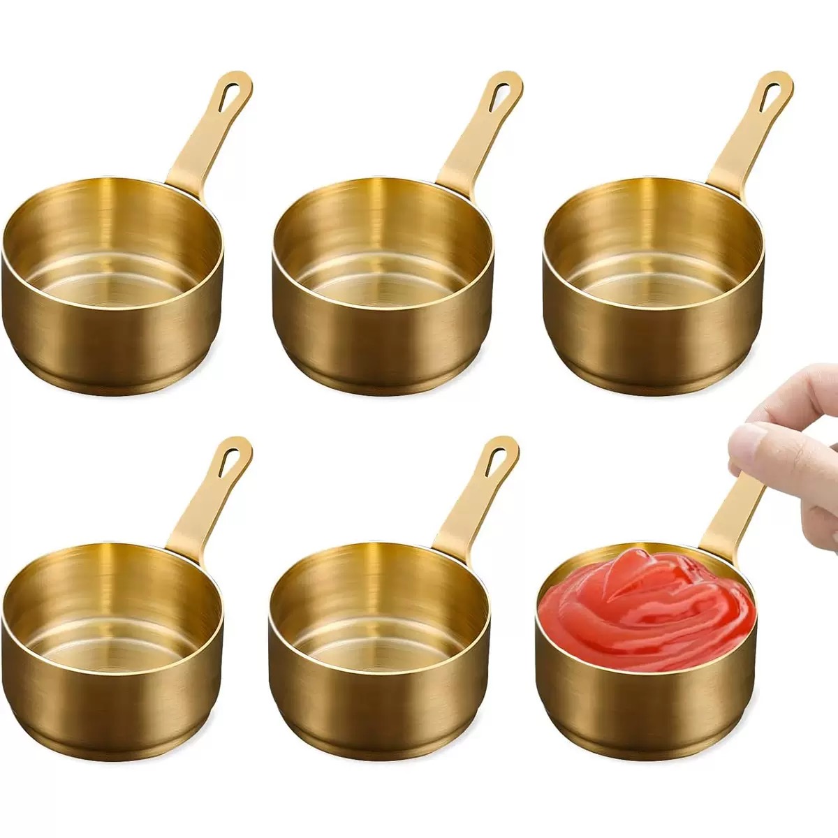 Mini Paslanmaz Çelik Saplı Sos - Sauce Dipping Cup incelemesi ve fiyatı