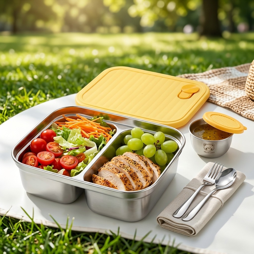 304 Paslanmaz Çelik Öğle Yemeğ - Meal Prep Bowl incelemesi ve fiyatı